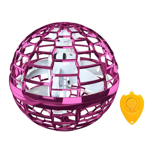 2pcs PURPLE Flying Ball Mini Hand UFO Toys | Drone Helicopter Hover Quadcopter | Kids Toys Gifts