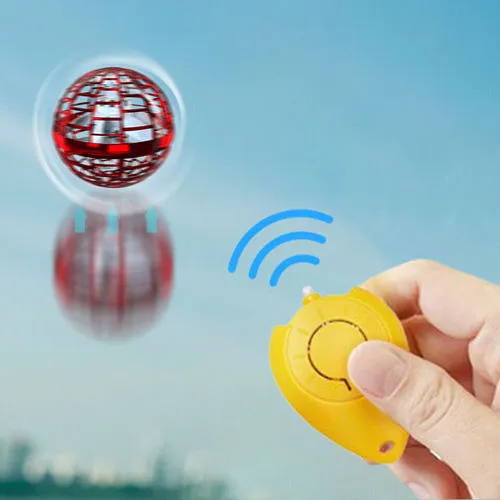 2PCS RED Flying Ball Mini Hand UFO Toys | Drone Helicopter Hover Quadcopter | Kids Toys Gifts