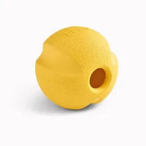 Beco - Natural Rubber Fetch Ball - Yellow