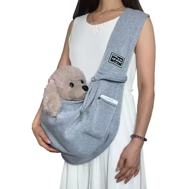 Comfortable Pet Sling Carrier for Small Dogs and Cats