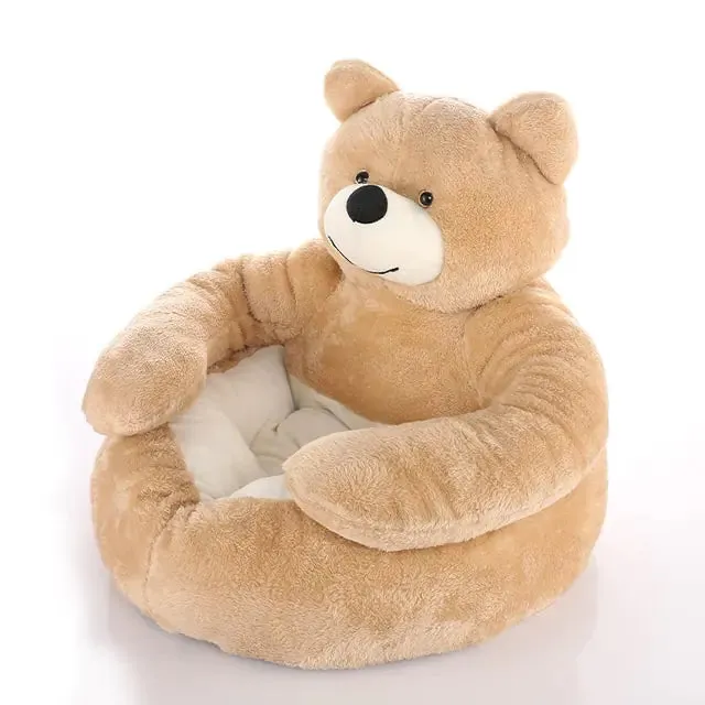 Cute Bear Hug Cat or Puppy Sleeping Bed