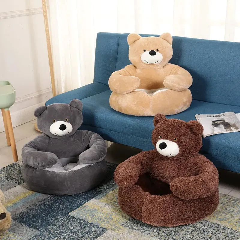 Cute Bear Hug Cat or Puppy Sleeping Bed
