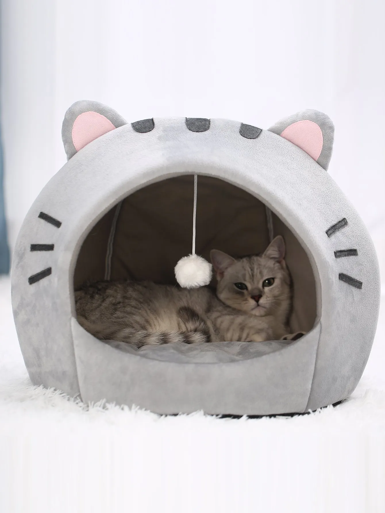 Cute Cat Bed Warm Pet Mat