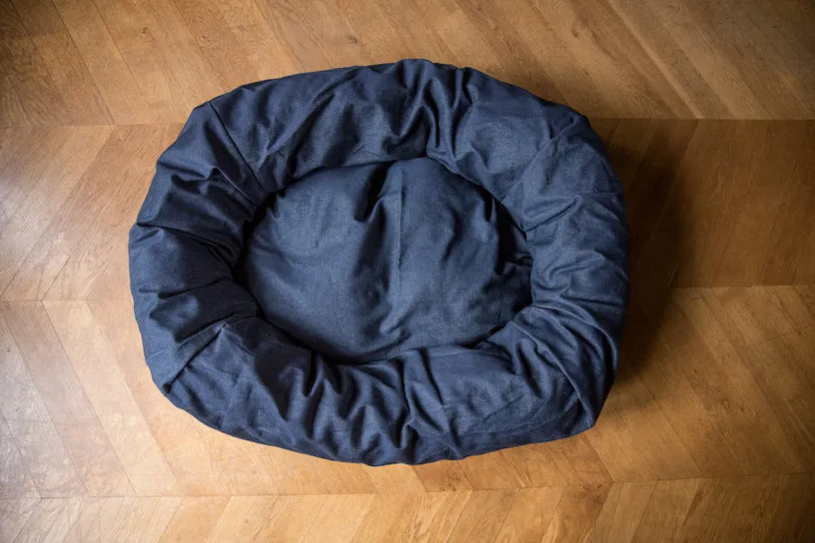 Denim dog bed covers