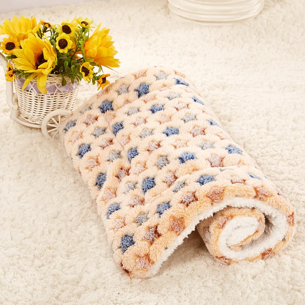 Dog Cat Rest Blanket Breathable Pet Cushion Dog Cat Bed Soft Warm Sleep Mat