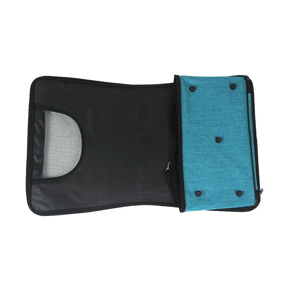 Dual Color Collapsible Pet Carrier