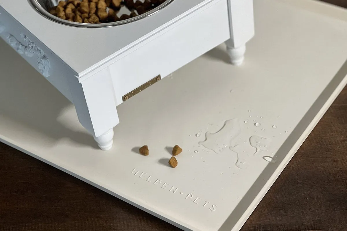 Helpen Pets Almond Milk Silicone Pet Food Mat