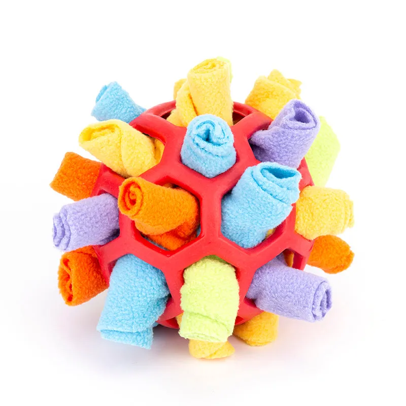 Interactive Pet Dog Sniff and Snack Puzzle Ball