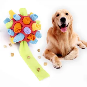 Interactive Pet Dog Sniff and Snack Puzzle Ball