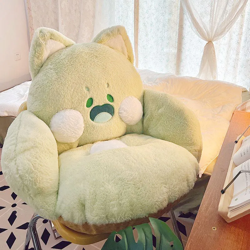 Jumbo Fluffy Cat Seat Cushion