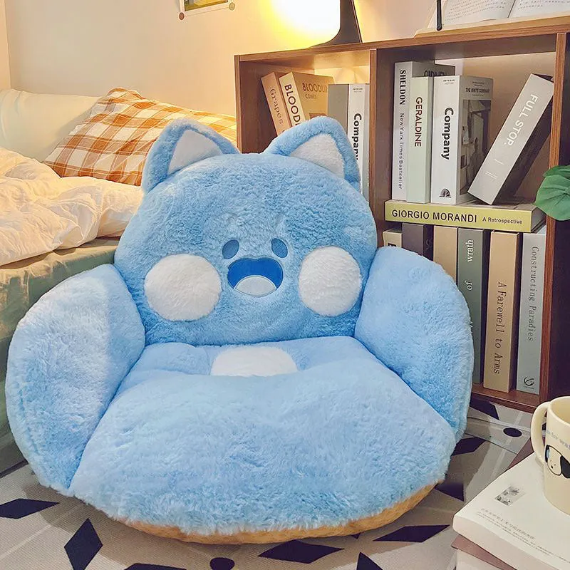 Jumbo Fluffy Cat Seat Cushion