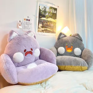 Jumbo Fluffy Cat Seat Cushion