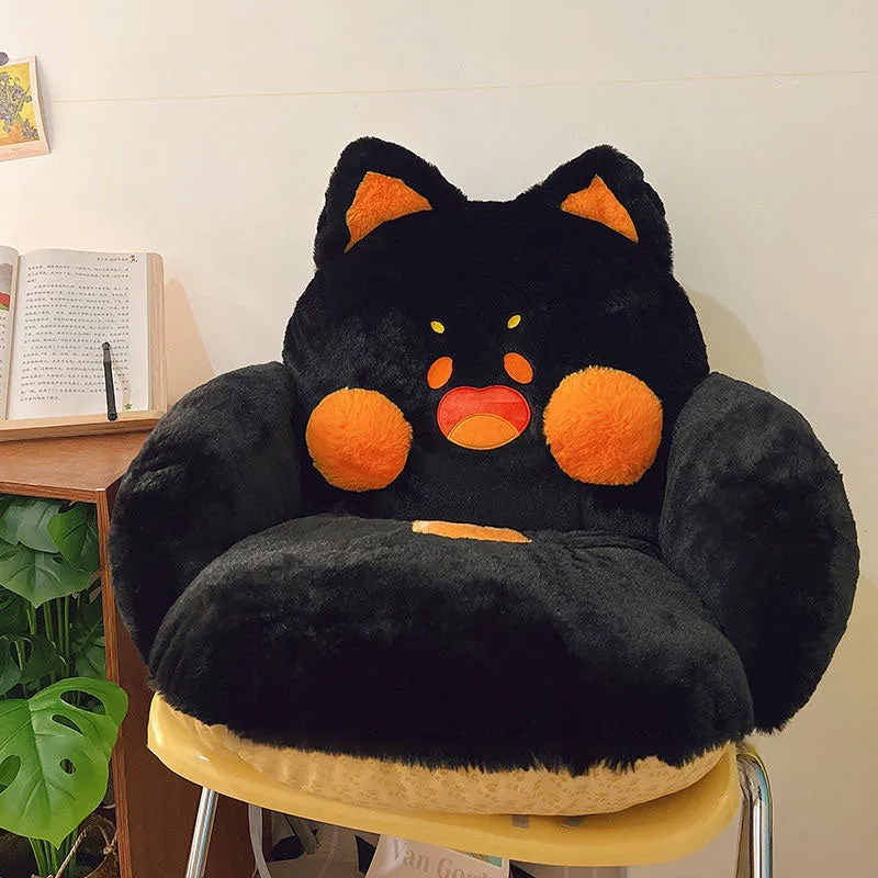 Jumbo Fluffy Cat Seat Cushion