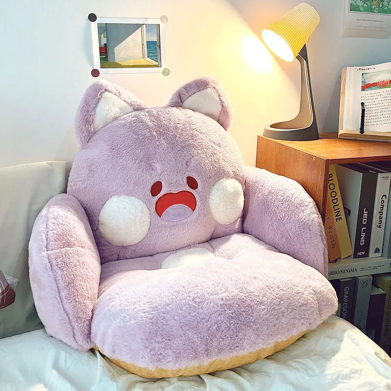 Jumbo Fluffy Cat Seat Cushion