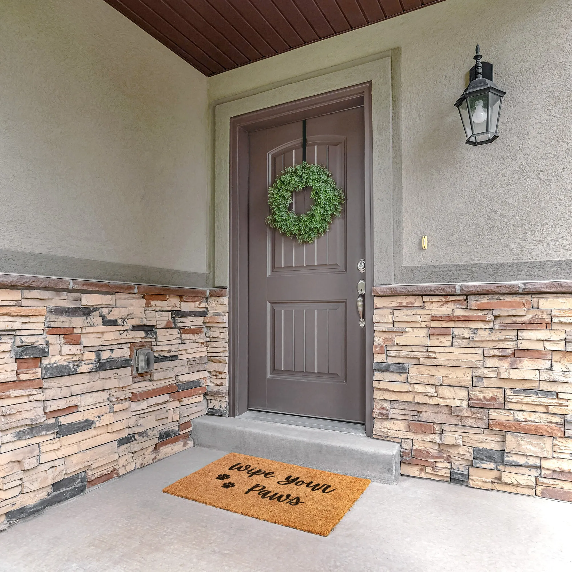 Outdoor Welcome Mat Pet Wipe Your Paws Door Mat