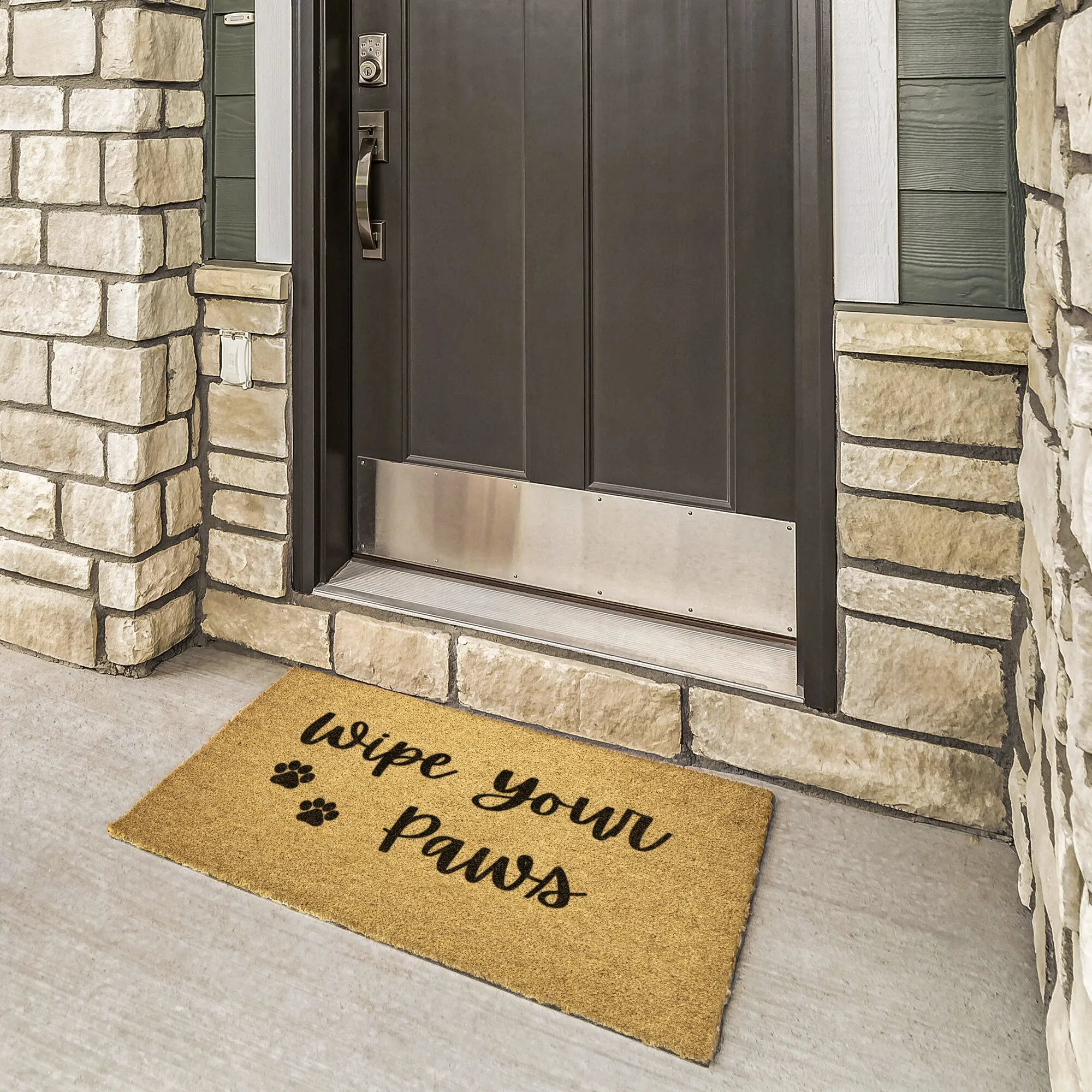 Outdoor Welcome Mat Pet Wipe Your Paws Door Mat