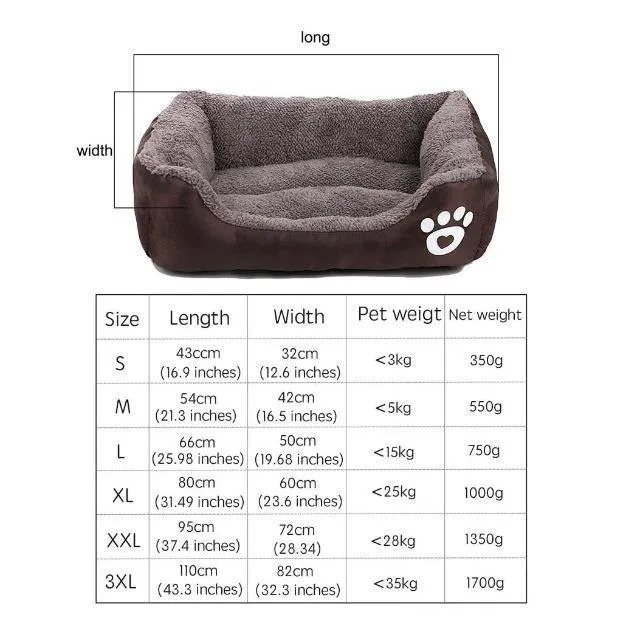 Paw Patten Pet Thick Sofa Mat Warm Bed
