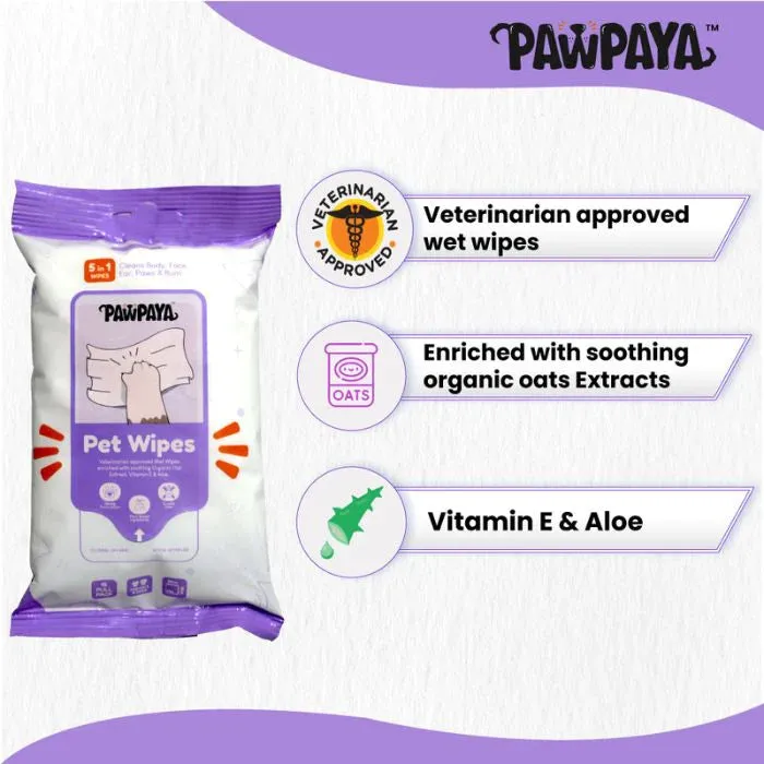 Pawpaya Pet Wipes Pull