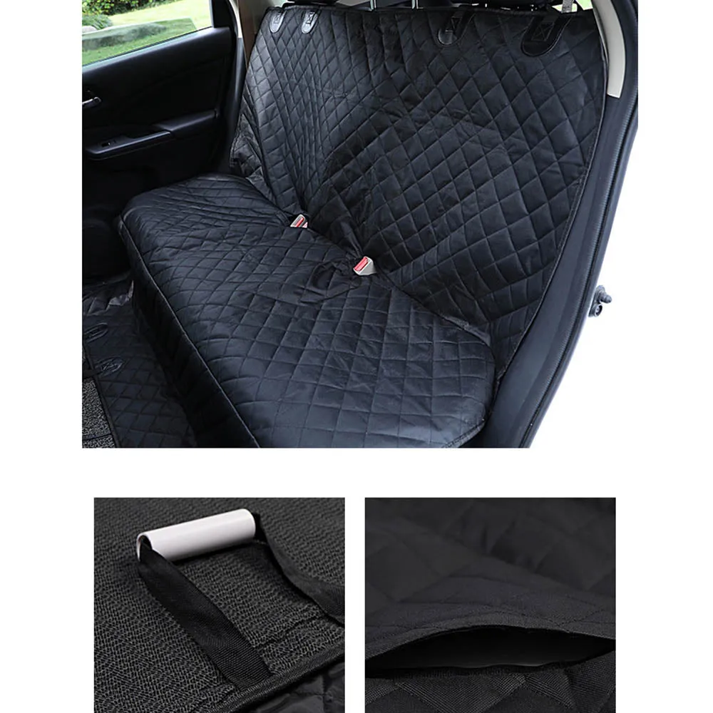 PAWS ASIA Supplier Large Oxford Cloth Waterproof Foldable Washable Dog Car Seat Cover With Side Flaps