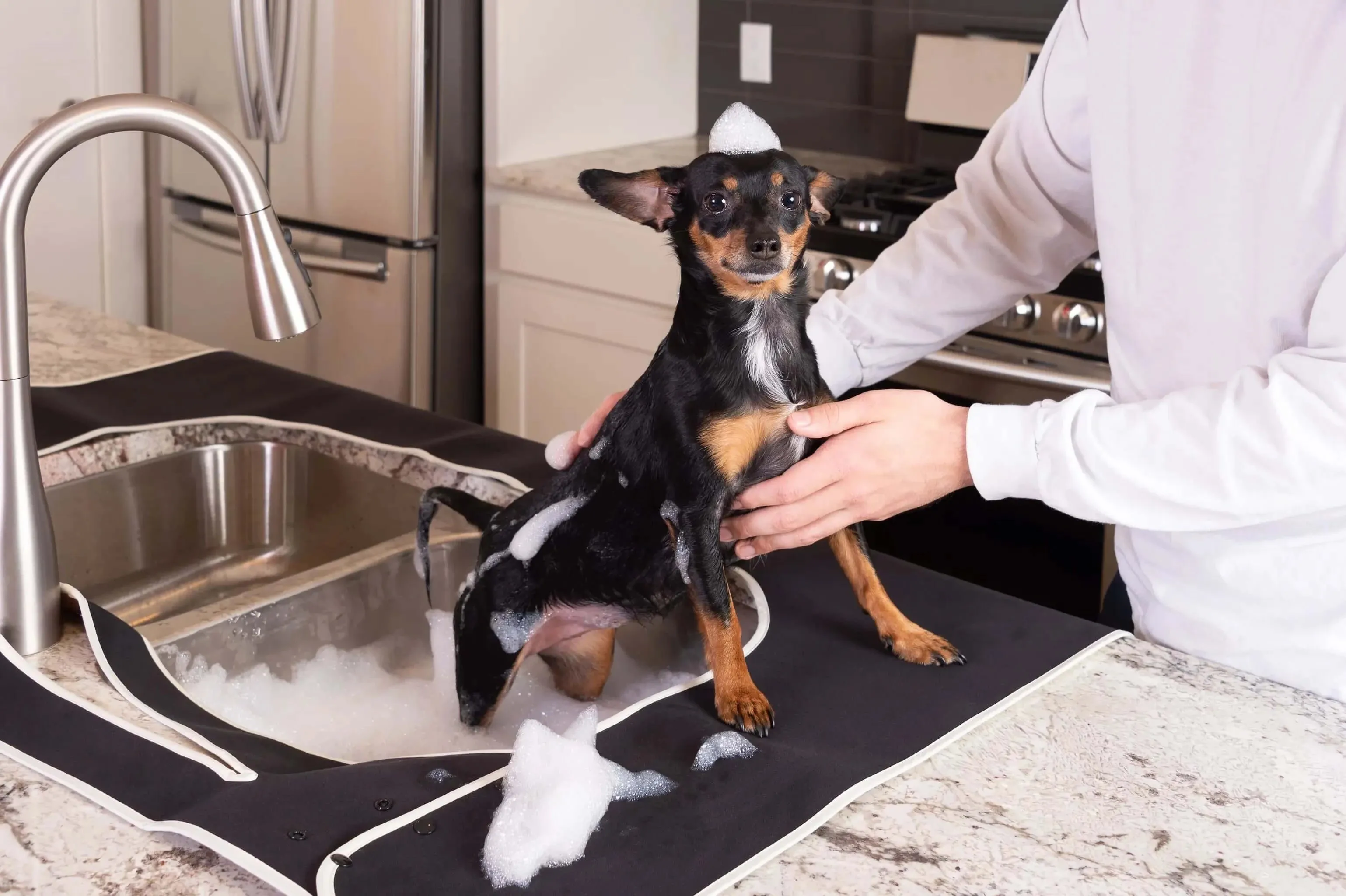Pet Bath Sink Splash Guard