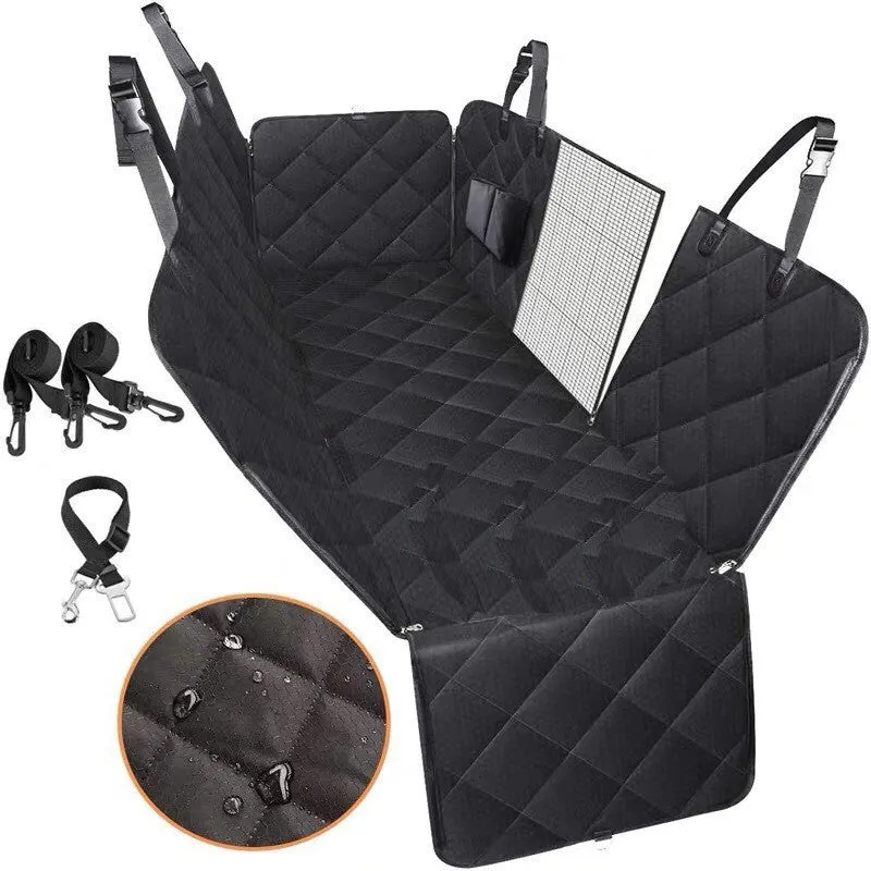 Pet Carrier Hammock Safety Seat Protector With Zipper And Pocket For Travel - GlamzLife