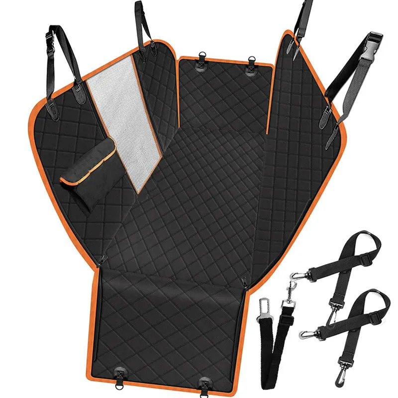 Pet Carrier Hammock Safety Seat Protector With Zipper And Pocket For Travel - GlamzLife