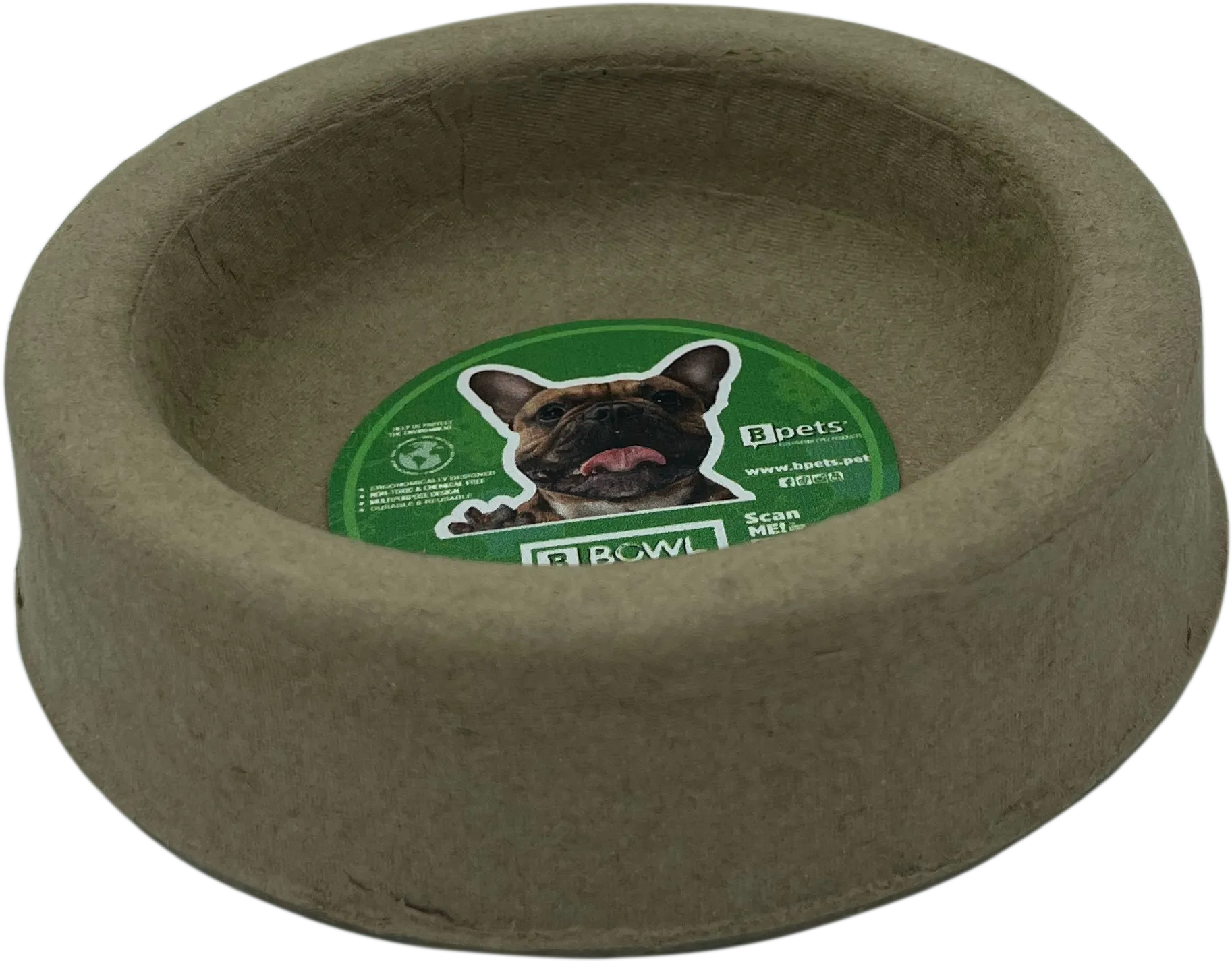 PetPro Dog Bowl Plate, Biodegradable, Cardboard for Dry Meals