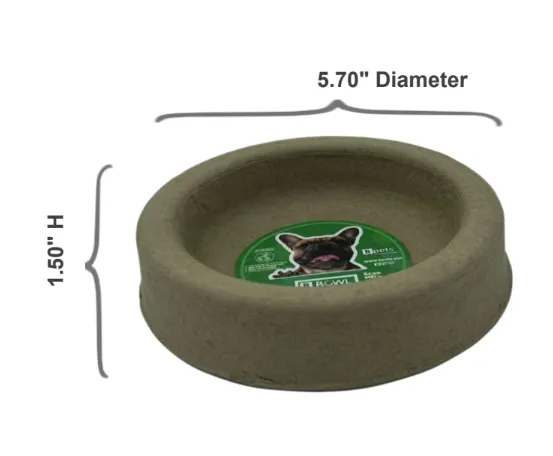 PetPro Dog Bowl Plate, Biodegradable, Cardboard for Dry Meals