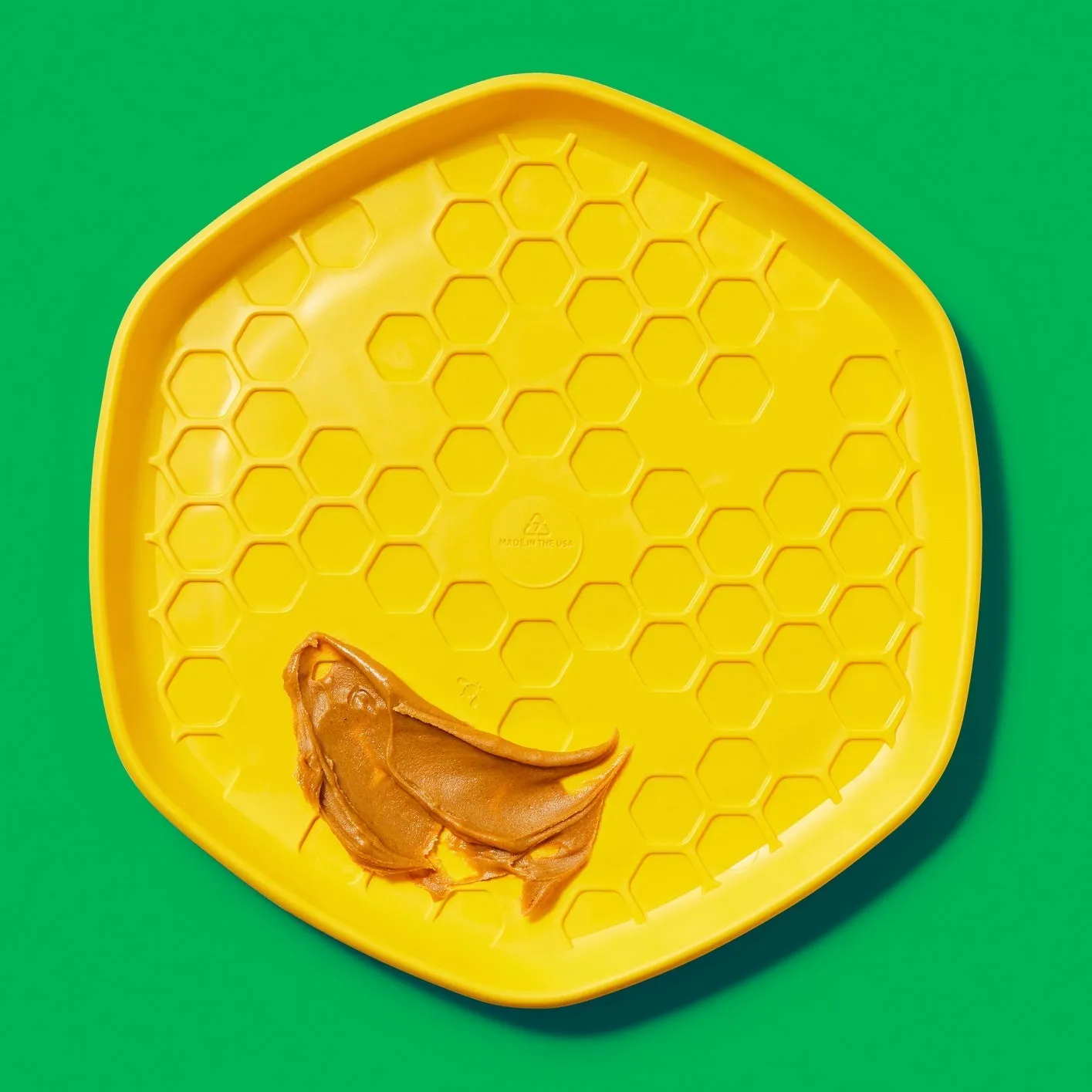 Project Hive Pet Company Hive Disc   Lick Mat Dog Toy (Yellow)