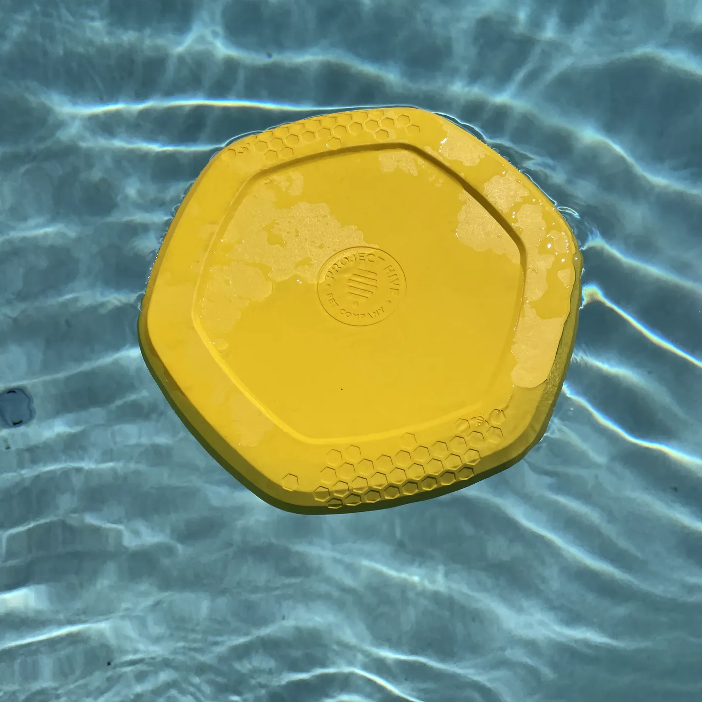 Project Hive Pet Company Hive Disc   Lick Mat Dog Toy (Yellow)