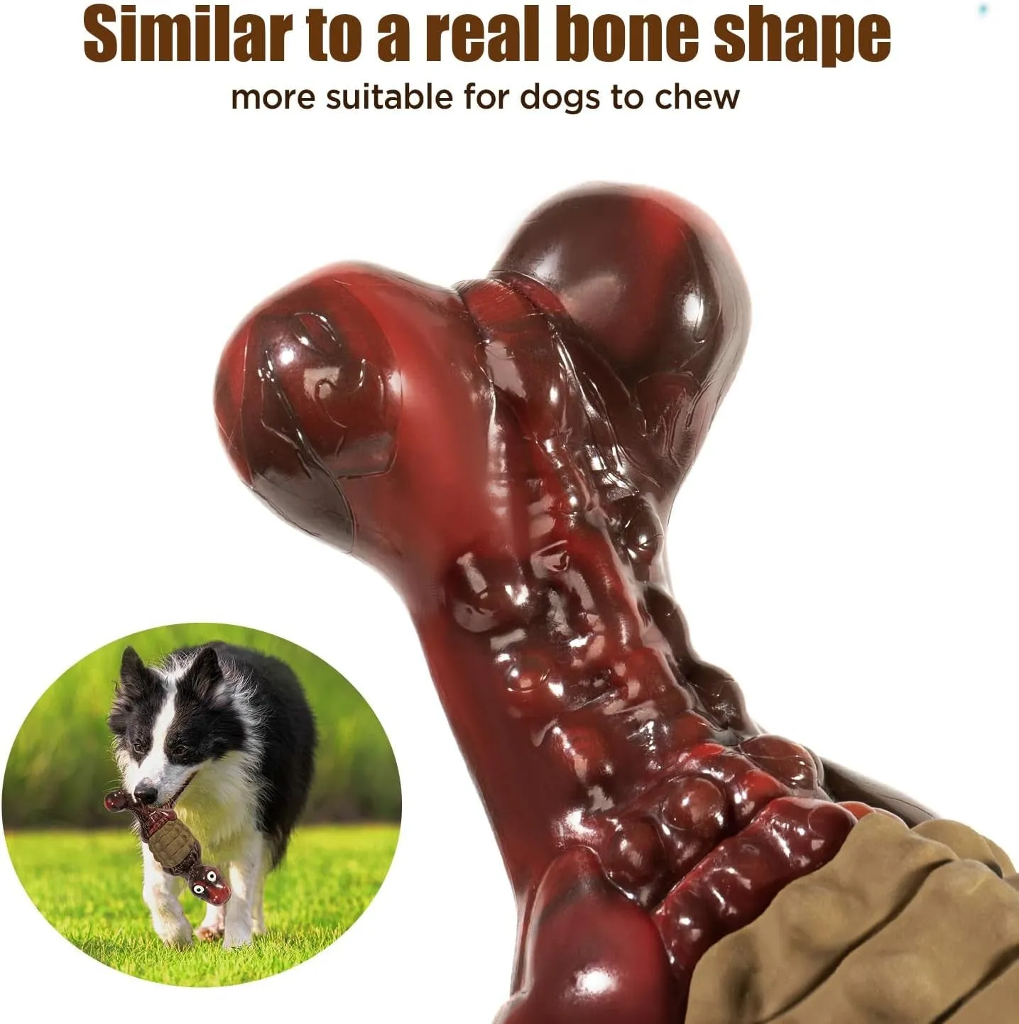Real Bacon Flavored Dog Chew Toy