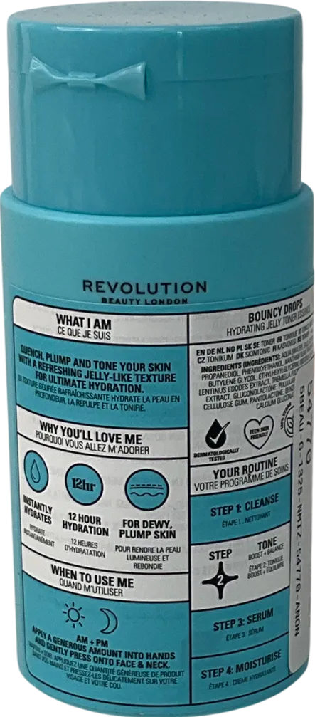 Revolution Bouncy Drops Hydrating Jelly Toner Bouncy Drops 150ml