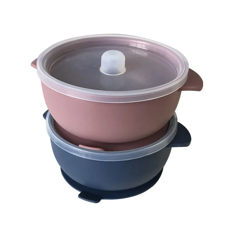 Silicone Suction Bowl (  Travel Lid)