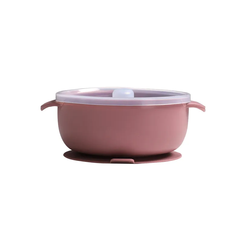 Silicone Suction Bowl (  Travel Lid)